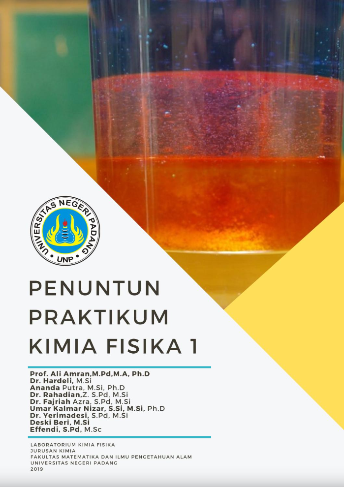 Cover Penuntun Praktikum Kimia Fisika 1
